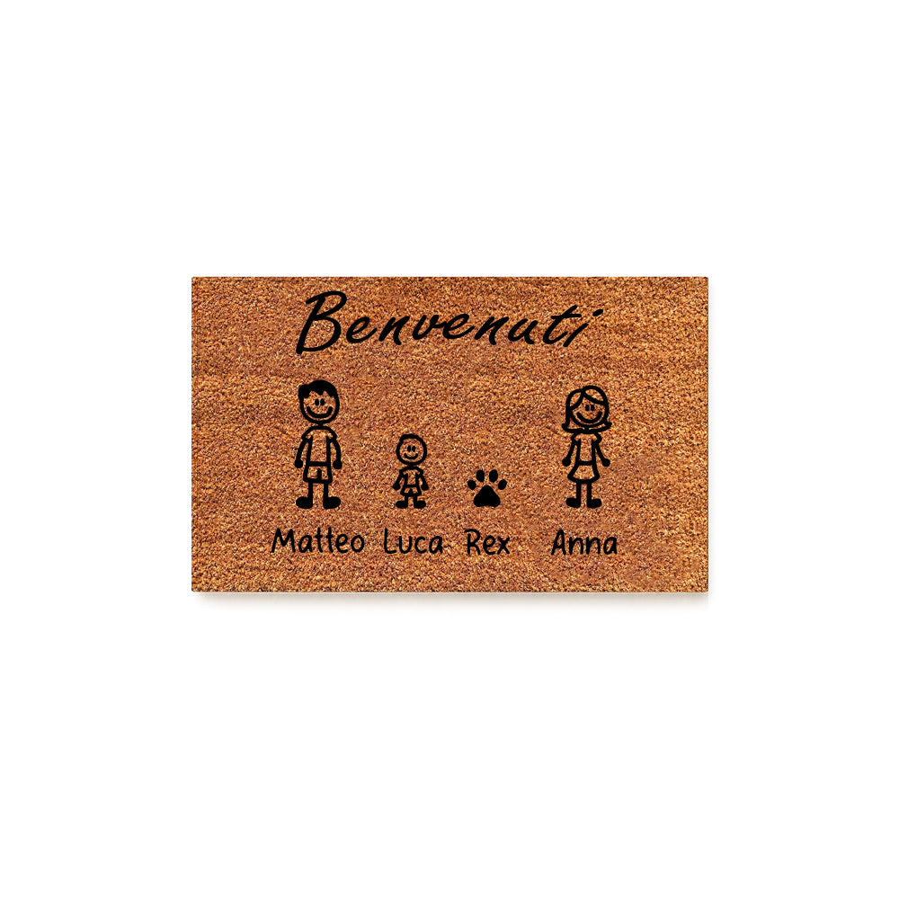 Zerbino Personalizzabile Famiglia